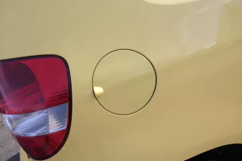 VW Fox 5Z Tankdeckel Klappe Tankklappe Deckel Tank gelb LY1C