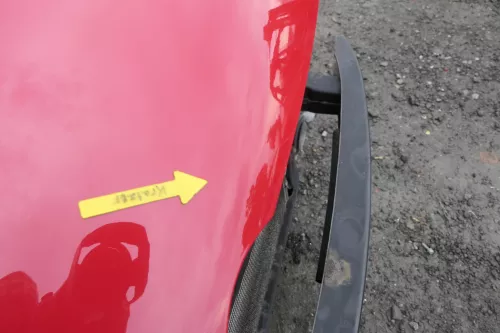 VW Fox 5Z Motorhaube Klappe vorn vorne rot LY3D Haube (162327)