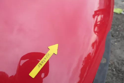 VW Fox 5Z Motorhaube Klappe vorn vorne rot LY3D Haube (162327)