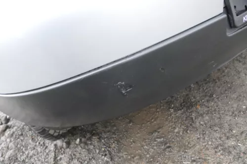 VW Golf 5 1K Limousine Stoßstange hinten Heckstoßstange silber LA7W (162378)