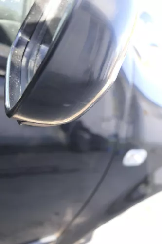 VW Golf 4 Bora manueller Spiegel vorne rechts Außenspiegel schwarz L041 (162428)