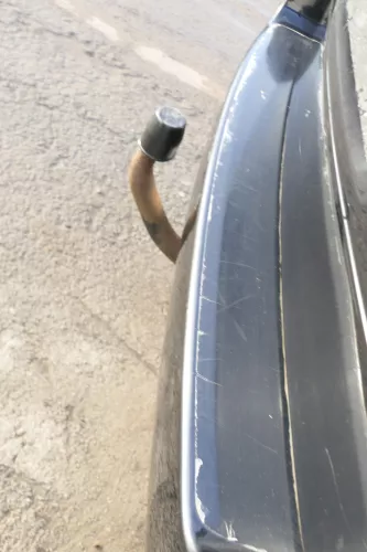 VW Passat 3B 3B5 Kombi Stoßstange hinten Heckstoßstange Stoßfänger schwarz LC9Z (162644)