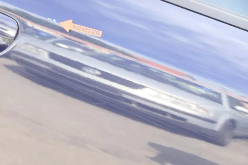 Audi A4 B6 8E nur Türblatt Tür hinten rechts blau LZ5L Kombi+Limo (162699)