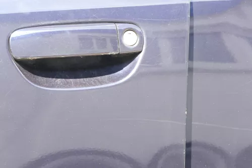 Audi A4 B6 8E nur Türblatt Tür vorne links Fahrertür blau LZ5L Kombi+Limo (162700)