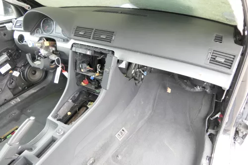 Audi A4 B6 8E B7 vorne Dekor Leisten Abdeckung Lichtschalter aluminium gebürstet (162975)