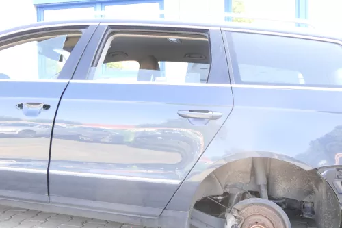 VW Passat 3C Kombi Variant Tür hinten links LC5F blau grau -OHNE Anbauteile c