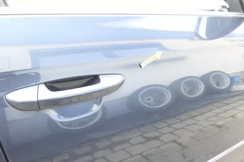 VW Passat 3C Kombi o. Limo Tür vorne rechts Beifah blau grau LC5F OHNE Anbauteil (163021)