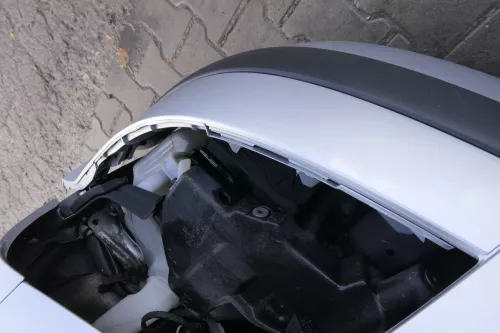 VW Passat 3BG Stoßstange vorne Frontstoßstange Stoßfänger silber LA7W reflexsilb (163297)