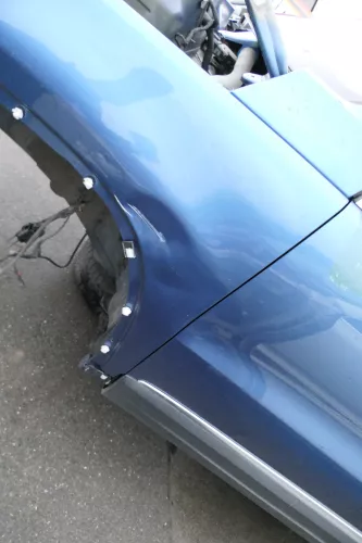 VW Tiguan Kotflügel vorne links blau LA5J original 5N0821105A - DELLEN (163466)