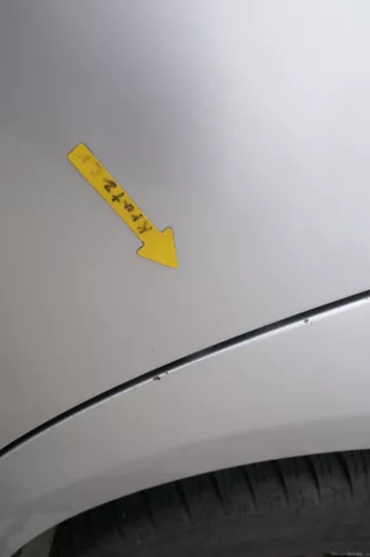 VW Golf Plus 5M Türblatt Tür Blech hinten links grau silber LA7W (163503)