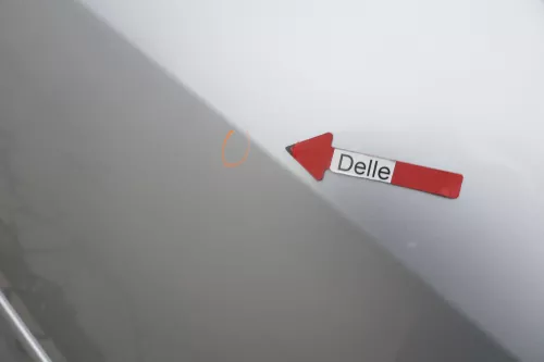 VW Golf Plus 5M Türblatt Tür Blech hinten links grau silber LA7W (163503)