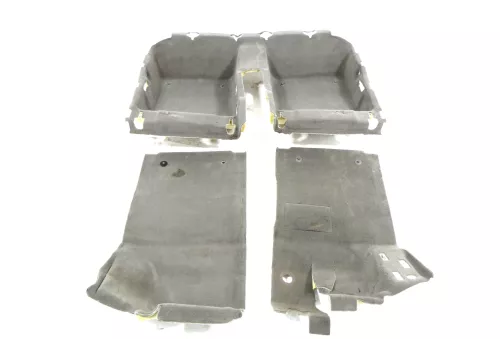 Audi A2 8Z Verkleidung Teppich Boden Innenraumteppich - 3-Teile swing dunkelgrau