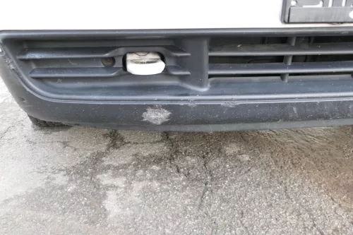 VW Lupo 6x Stoßstange vorne Frontstoßstange Stoßfänger weiß LB9A (163775)