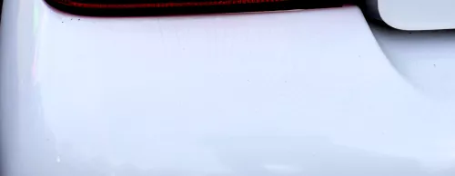 VW Lupo Stoßstange hinten Heckstoßstange Stoßfänger weiß LB9A (163780)