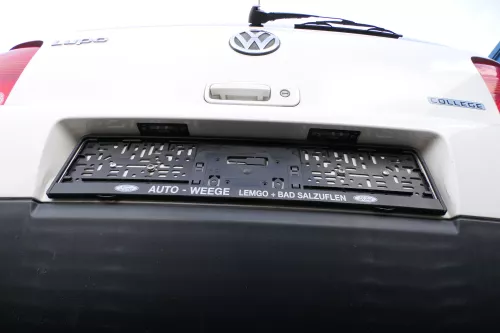 VW Lupo Stoßstange hinten Heckstoßstange Stoßfänger weiß LB9A (163780)