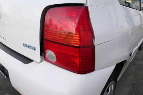 VW Lupo Stoßstange hinten Heckstoßstange Stoßfänger weiß LB9A (163780)