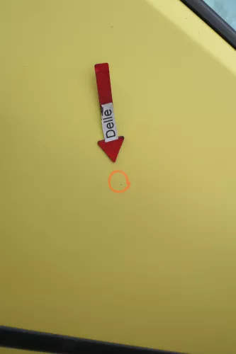 VW Polo 9N 9N3 Tür vorne rechts Beifahrertür 4/5-Türer gelb LD1B -ohne Anbauteil (163791)