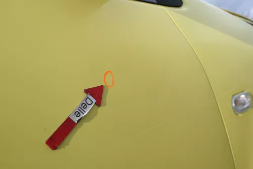 VW Polo 9N 9N3 Tür vorne rechts Beifahrertür 4/5-Türer gelb LD1B -ohne Anbauteil (163791)