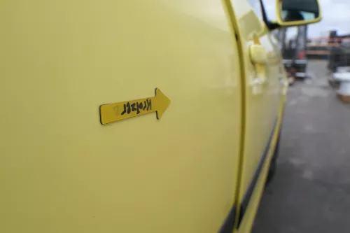 VW Polo 9N 9N3 Tür hinten rechts 4/5-Türer gelb LD1B - ohne Anbauteile (163792)