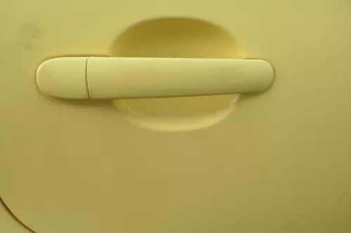 VW Polo 9N 9N3 Tür hinten rechts 4/5-Türer gelb LD1B - ohne Anbauteile (163792)