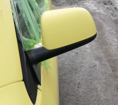 VW Polo 9N 9N3 elektrischer Spiegel Außenspiegel links vorne gelb LD1B (163802)