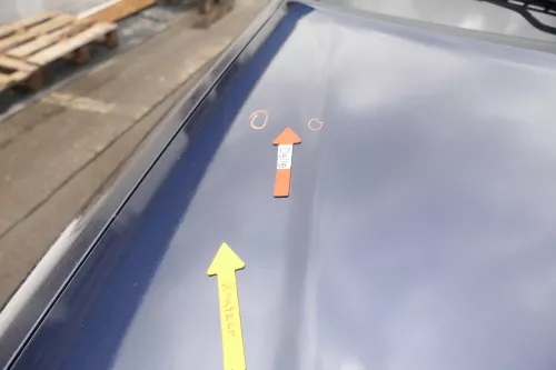 Audi A3 8L Motorhaube Frontklappe Haube blau LZ5T auch für Facelift (164030)