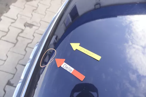 Audi A6 4B Motorhaube Klappe vorn (bis ca. Ende 2001) blau LZ5L (164105)