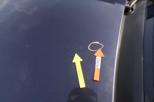 Audi A6 4B Motorhaube Klappe vorn (bis ca. Ende 2001) blau LZ5L (164105)