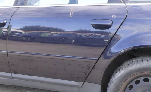 Audi A6 4B C5 Tür Türblatt hinten links blau LZ5L nur Türblatt