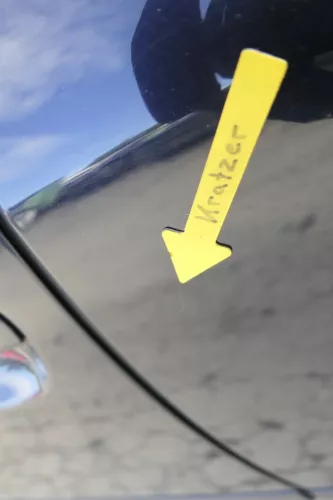 Audi A6 4B C5 Tür Türblatt hinten links blau LZ5L nur Türblatt (164110)