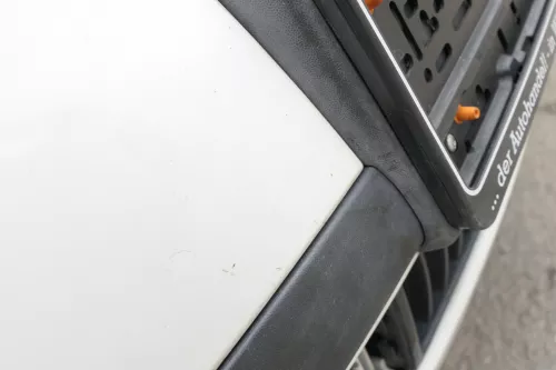 Skoda Fabia 6Y Stoßstange Stoßfänger vorne weiß LF9E 2000-2004 (164154)