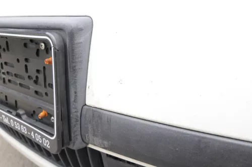 Skoda Fabia 6Y Stoßstange Stoßfänger vorne weiß LF9E 2000-2004 (164154)