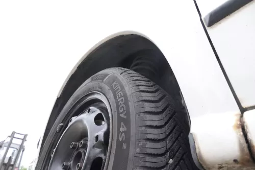 Skoda Fabia 6Y Kotflügel vorne links weiß LF9E auch Kombi (164155)