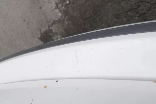 Skoda Fabia 6Y Kombi Combi Stoßstange hinten Heckstoßstange weiß LF9E (164162)