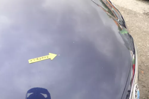 Skoda Fabia 6Y Motorhaube Klappe vorne blau LF5U mit Grill vorn (164183)