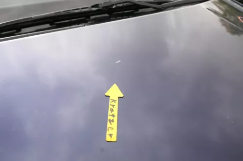 Skoda Fabia 6Y Motorhaube Klappe vorne blau LF5U mit Grill vorn (164183)