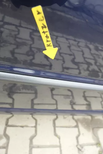 Skod Fabia 6Y Kombi Limousine Tür vorne rechts Beifahrertür blau LF5U ohne Anbau (164189)