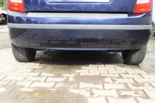 Skoda Fabia 6Y Schrägheck Stoßstange hinten Heckstoßstange blau LF5U