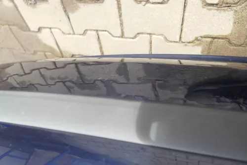 Skoda Fabia 6Y Schrägheck Stoßstange hinten Heckstoßstange blau LF5U (164193)