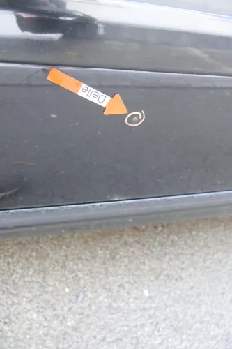 Audi A6 4B C5 Tür nur Türblatt vorne rechts Beifahrertür schwarz LZ9W (164229)