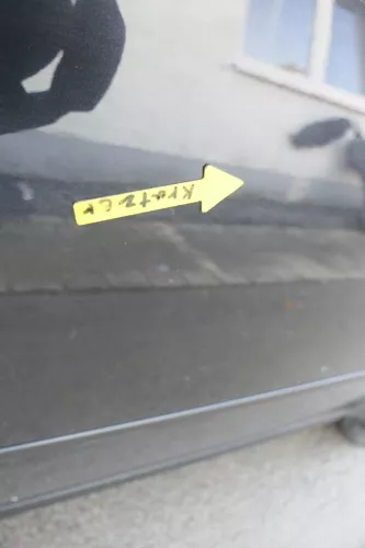 Audi A6 4B C5 Tür nur Türblatt vorne rechts Beifahrertür schwarz LZ9W (164229)