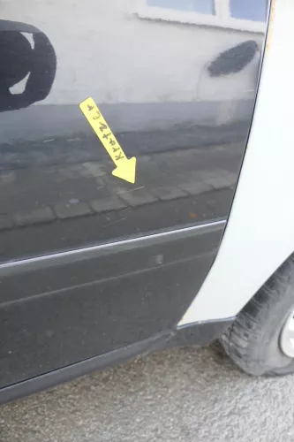 Audi A6 4B C5 Tür nur Türblatt vorne rechts Beifahrertür schwarz LZ9W (164229)