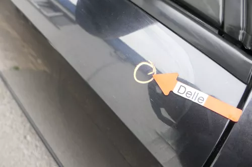 Audi A4 B6 8E nur Türblatt vorne rechts Beifahrertür schwarz LZ9W Kombi+Limo Tür (164233)