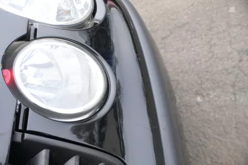 VW Polo 9N Stoßstange Frontstoßstange vorne schwarz L041 black (164267)