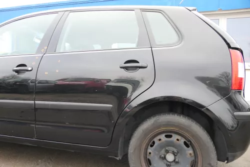VW Polo 9N 9N3 Tür hinten links 4/5-Türer schwarz L041 - ohne Anbauteile