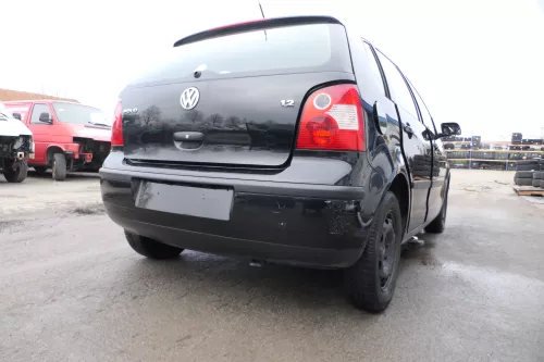 VW Polo 9N 9N3 Stoßstange hinten Heckstoßstange Stoßfänger schwarz L041 (164276)