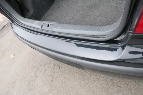 VW Polo 9N 9N3 Stoßstange hinten Heckstoßstange Stoßfänger schwarz L041 (164276)