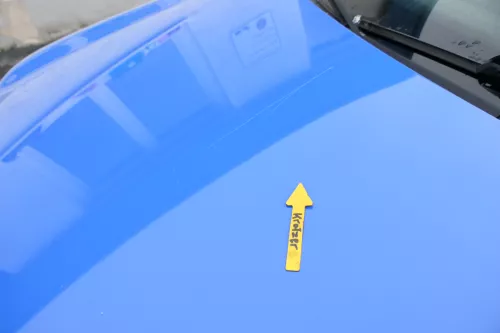 VW Polo 9N Motorhaube Klappe Haube vorne blau LA5F uni bis ca. Bj. 2004 (164289)