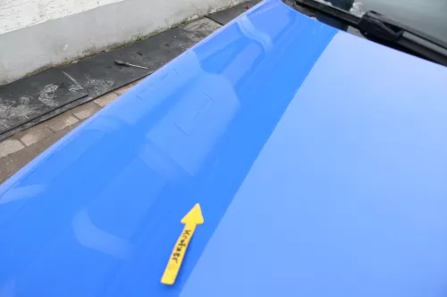 VW Polo 9N Motorhaube Klappe Haube vorne blau LA5F uni bis ca. Bj. 2004 (164289)