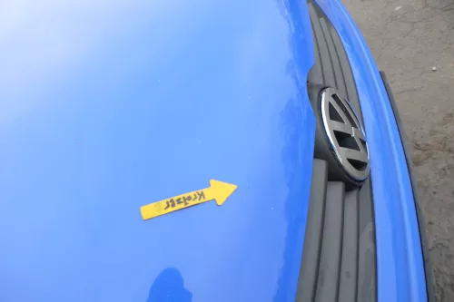 VW Polo 9N Motorhaube Klappe Haube vorne blau LA5F uni bis ca. Bj. 2004 (164289)